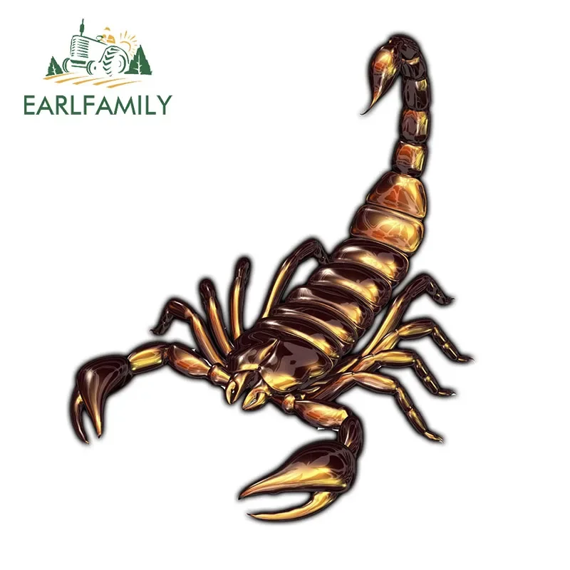 

EARLFAMILY 13cm x 10.8cm Scorpion Stinger Decal Funny Car Stickers Car Covers Motorcycle Decorative Graphics Waterproof Stickers