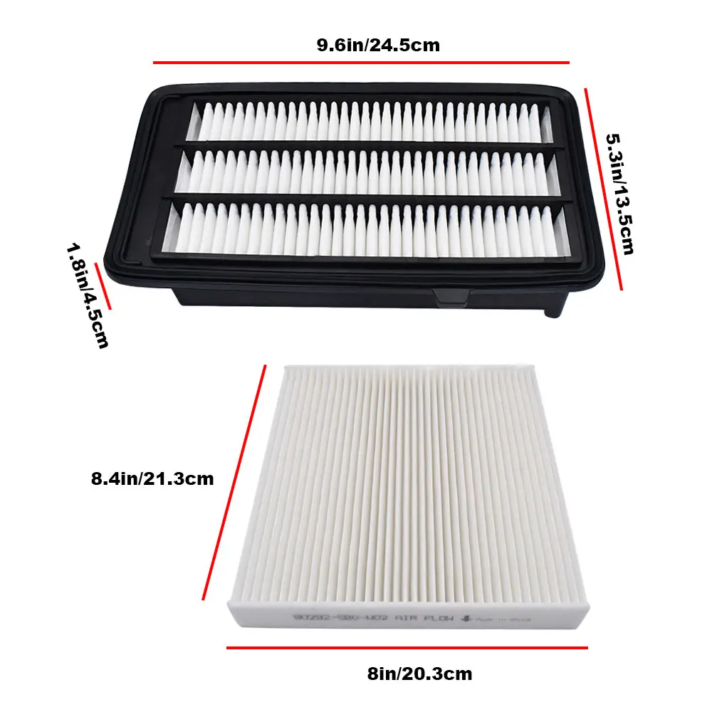 Car Engine Cabin Pollen Air Filter 17220-5AA-A00 80292-TF0-G01 For Honda CR-V CRV Civic X 1.5L Turbo 2016 2017 2018 2019 2020