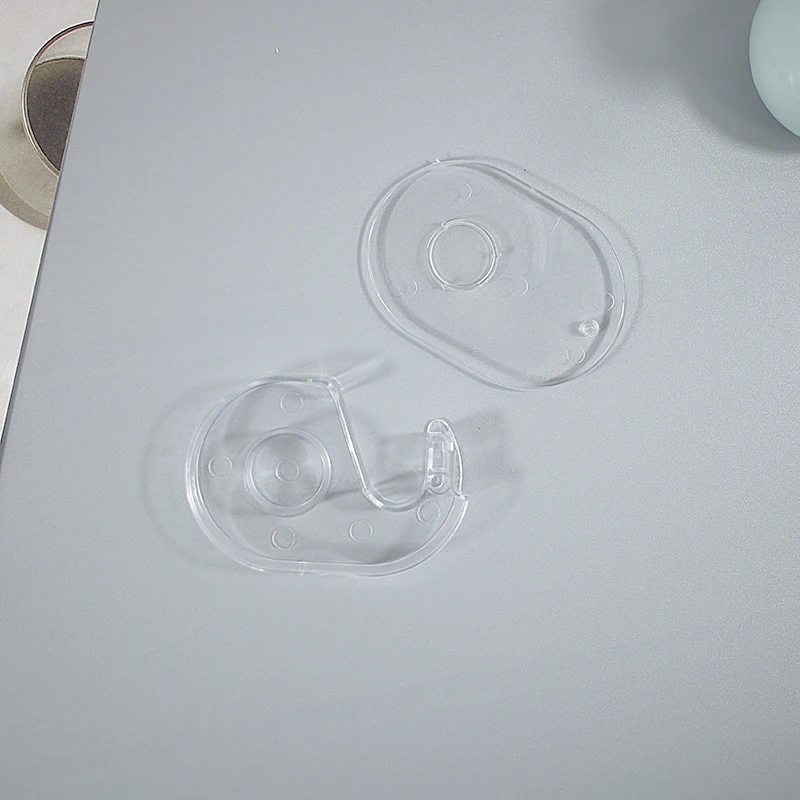 2팩 와시 테이프 디스펜서 및 커터, 저널링 및 스크랩북용 투명 플라스틱 테이프 홀더