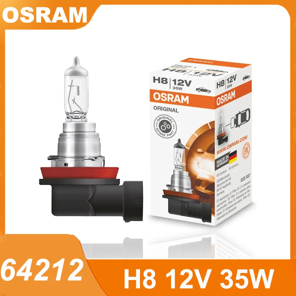 

Osram original 64212 H8 12V 35W PGJ19-1 German-made car light halogen fog light car bulb 3200K standard headlight bulb