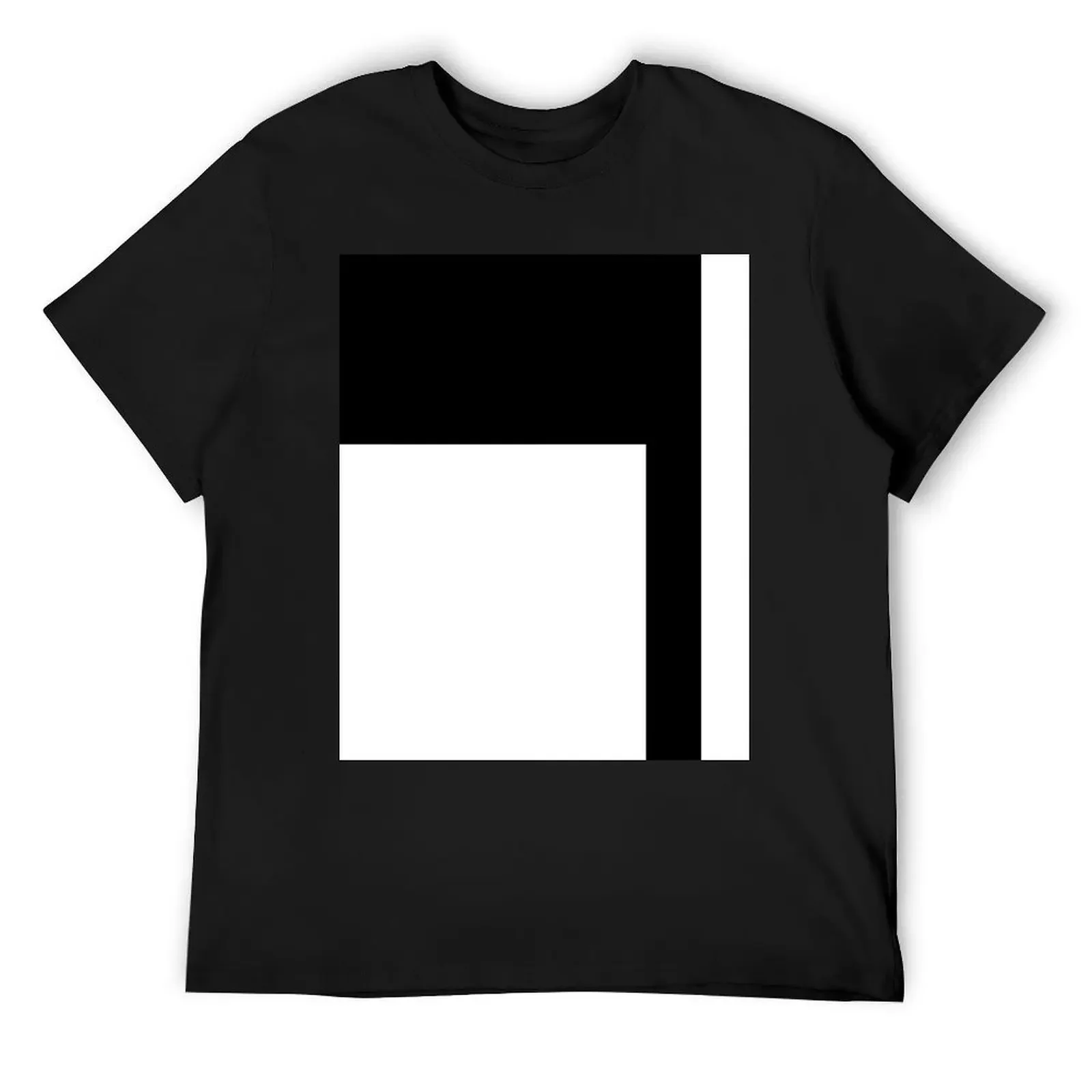 60s Mod Mondrian Black & White T-Shirt sports fans anime anime clothes oversized t shirt black t-shirts for men