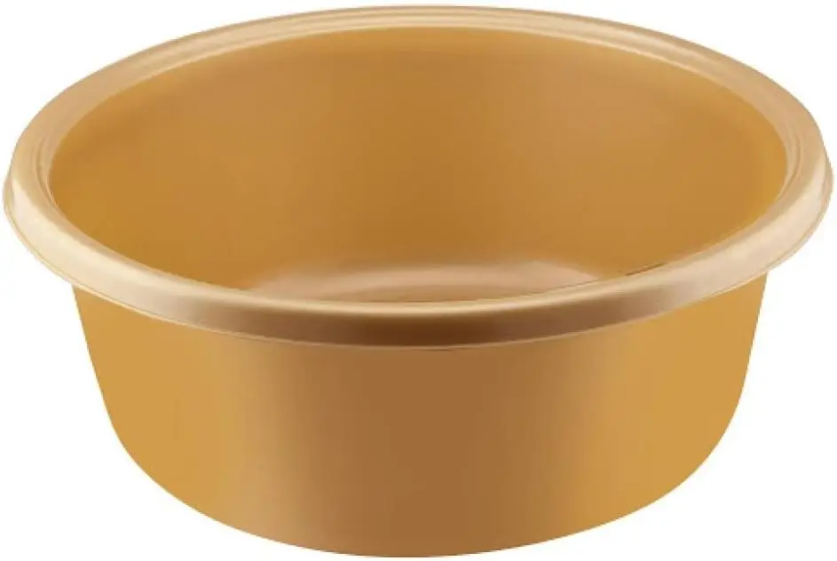 

11-Quart Round Dish Wash Basin, Plastic Portable Tub for Camping, Multipurpose Cleaning and Face Care