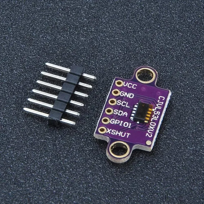 6PCS VL53L0X V2 Laser Distance Measuring Sensor Module Time-Of-Flight Distance Measurement With Serial And PWM Output