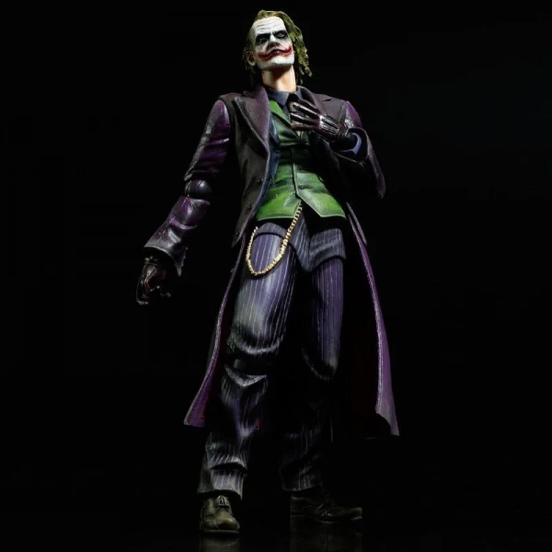 Hottoys Dc Anime Hero Batman The Dark Knight Rises Joker Movable Box Pvc Toys 26cm Action Figure Collection Christmas Gifts