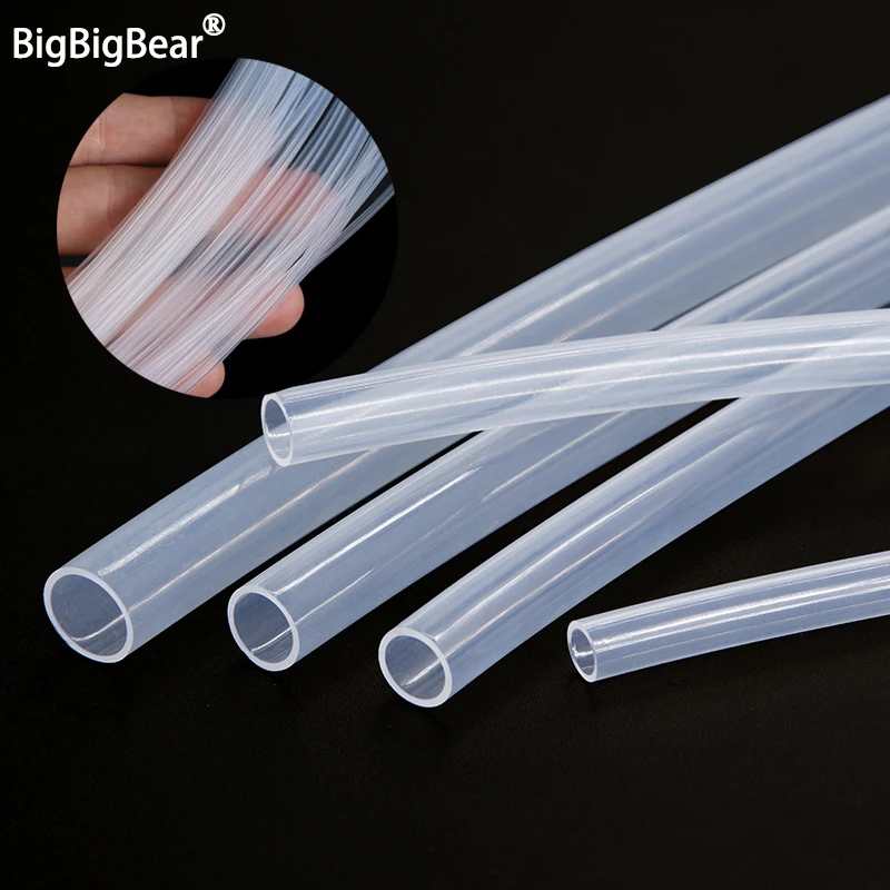 1~10m PTFE Tube FEP Insulated Hose ID 0.5 1 2 2.5 3 4 5 6 7 8 10 mm Transparent  Extruder J-head Rigid Pipe For 3D Printer Parts