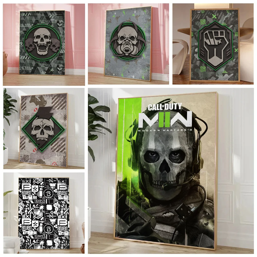 C-Call Of Duty Modern Warfare Poster Paper Print Home Living Room Bedroom Entrance Bar Cafe Art Painting Decoration