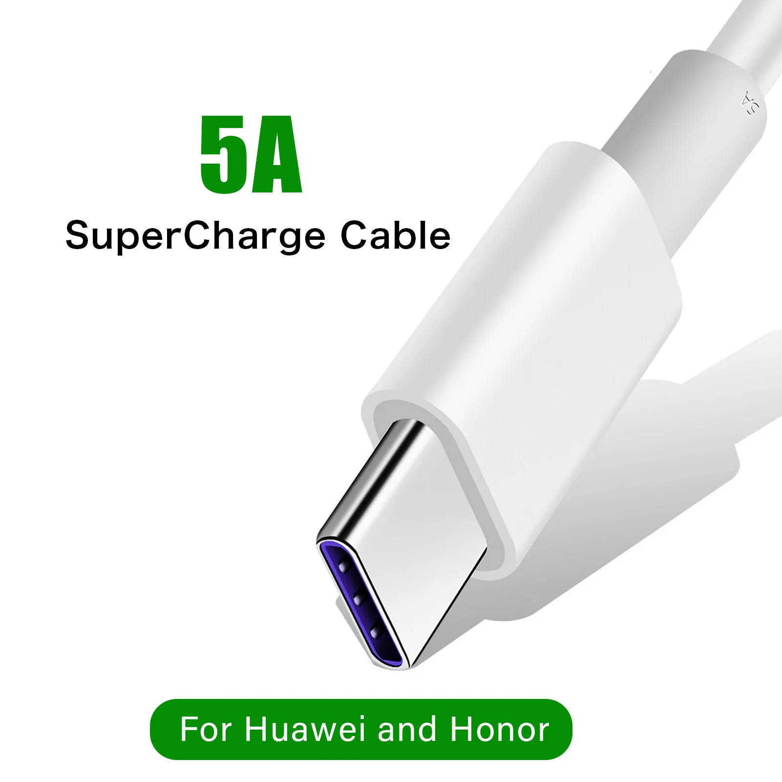 USB 5A Type C Cable For Huawei Mate X2 X3 X5 60 50 40 Pura 90 80 70 P50 nova 12 11 Honor 400 90 Magic 7 5 V5 V3 Supercharge cord