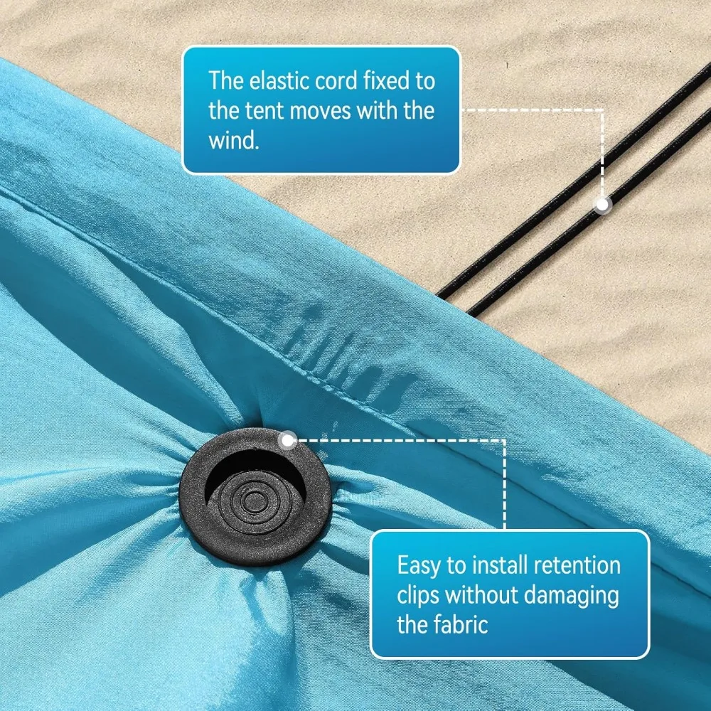 أوزان أكياس الرمل المحمولة على الشاطئ لثبات المظلة المقاومة للرياح #3