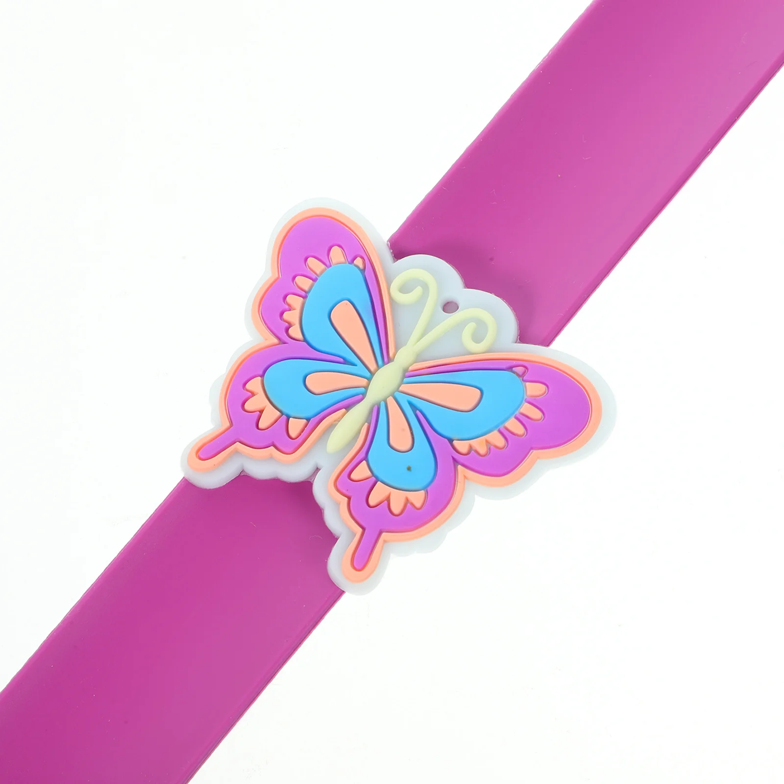 

ifundom 6Pcs Silicone Butterfly Slap Bracelets for Kids Birthday Party Favors Gifts Carnival Prizes Girls Boys Wristband Set