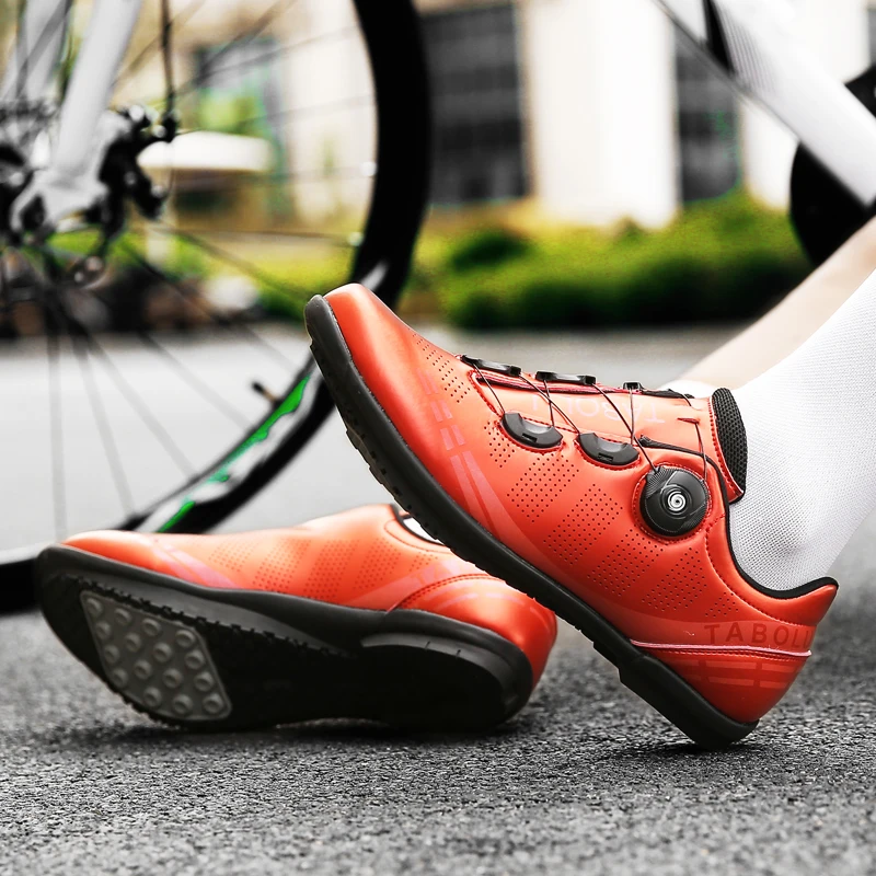 

Speed Cycling Sneaker Men's Road Cycling Shoes Cleat Spd Shoes Cycling Flat Pedal Shoes Man Bike Outdoor Footwear 37-46