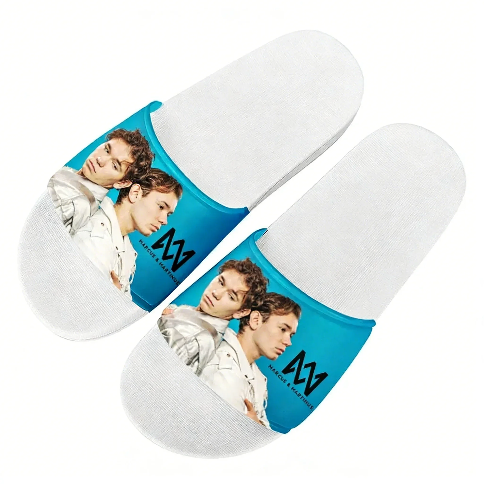 Marcus And Martinus Slippers Home Water Shoes Rap Dance Singer Mens Womens Outdoor Slippers Swimming Casual Sandals Slippers