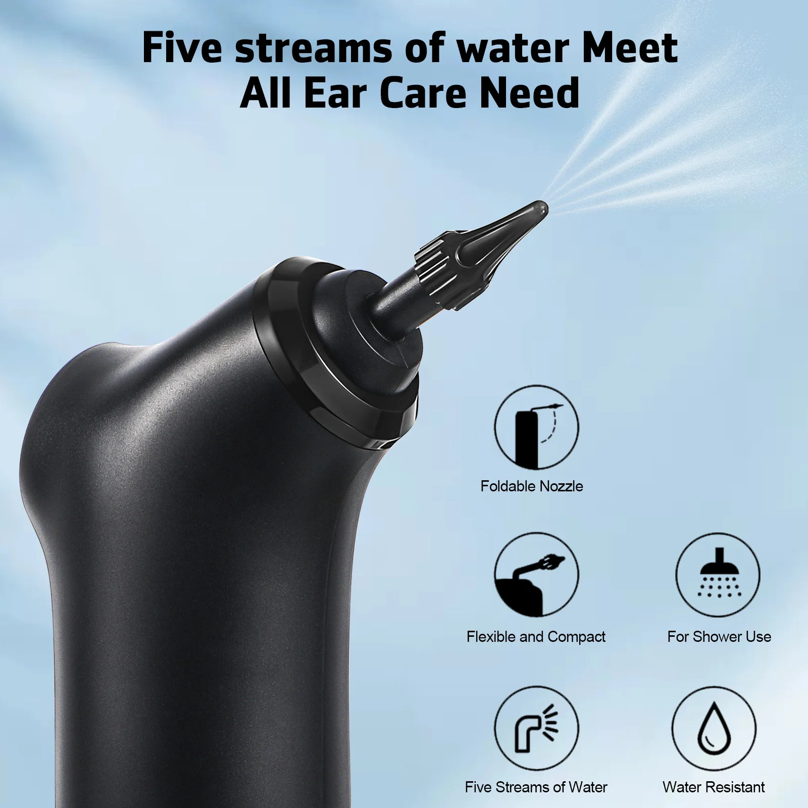 

1 Set Electric Cleaner Portable Rechargeable Ear Wax Removal Tool High-Frequency Vibration Multiple Modes Replaceable Heads Ear