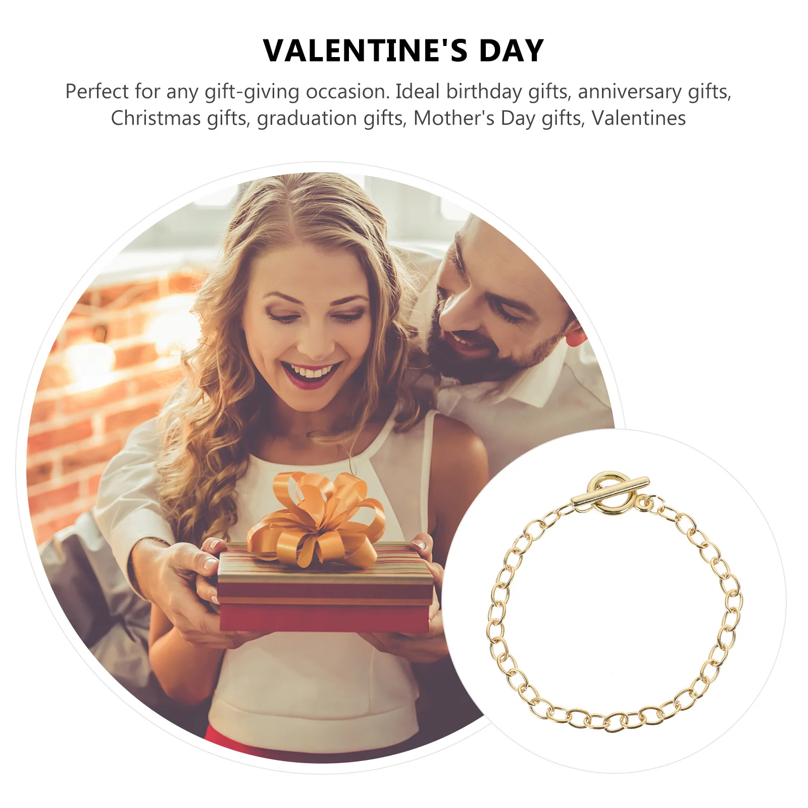 

30Pcs Metal Bracelets Toggle Clasps Exquisite Workmanship Fashionable Jewelry for Women Girls Gifts Bracelet Charms