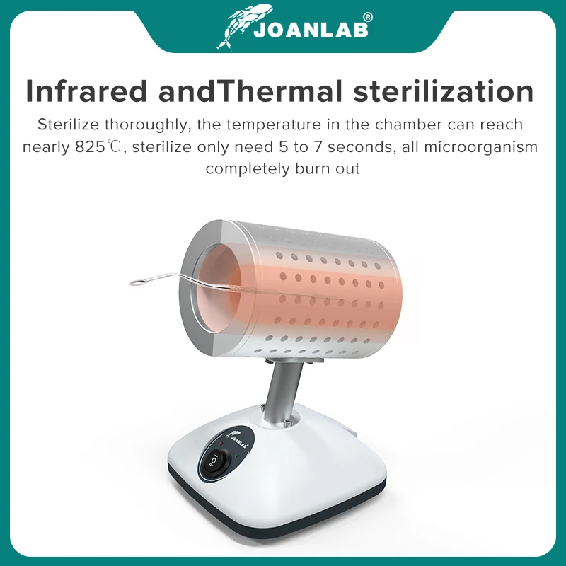 Rapid Sterilizer Lab Micro Sterilizer High Temperature Disinfection Infrared Inoculation Loop Sterilizer Sterilization Equipment