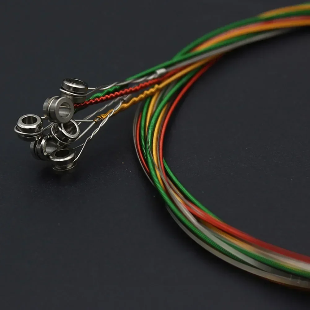 6PCS IRIN E103 Electric Guitar Strings Metal Rock Nickel Wound String High Quality Colourful Guitar Strings Musical Instruments