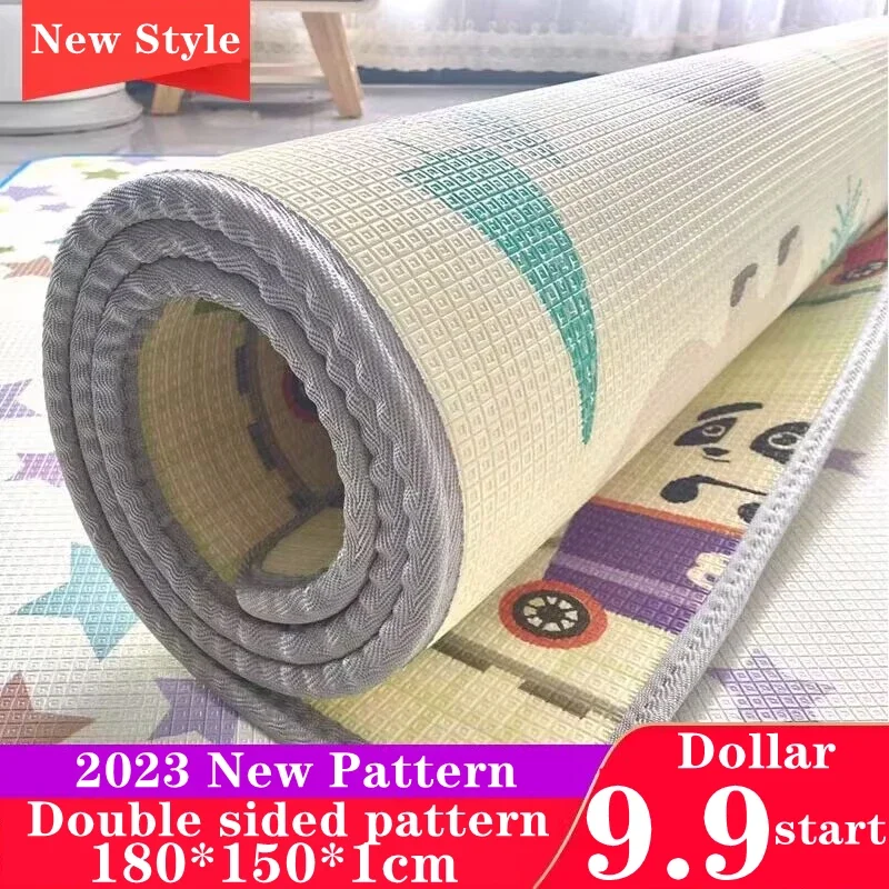 Non-Toxic Thicken 1/0.5cm Baby Play Mat Educational Children's Carpets in The Nursery Climbing Pad Kids Rug Activitys Games Toys