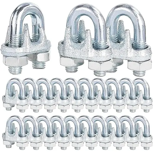 

1 шт. серебряный U-образный болт из нержавеющей стали, зажим для троса, зажимный болт M3-M12 мм, бытовая фурнитура для работы