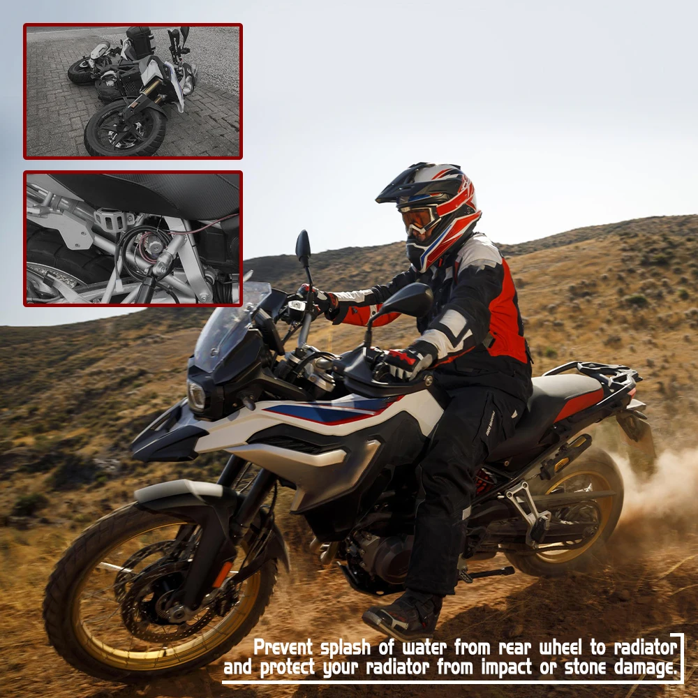 المقعد الخلفي الجانب لوحة هدية غطاء حامي دراجة نارية الملحقات لسيارات BMW F750GS F850GS 2018-2022 2019 ABS البلاستيك دائم