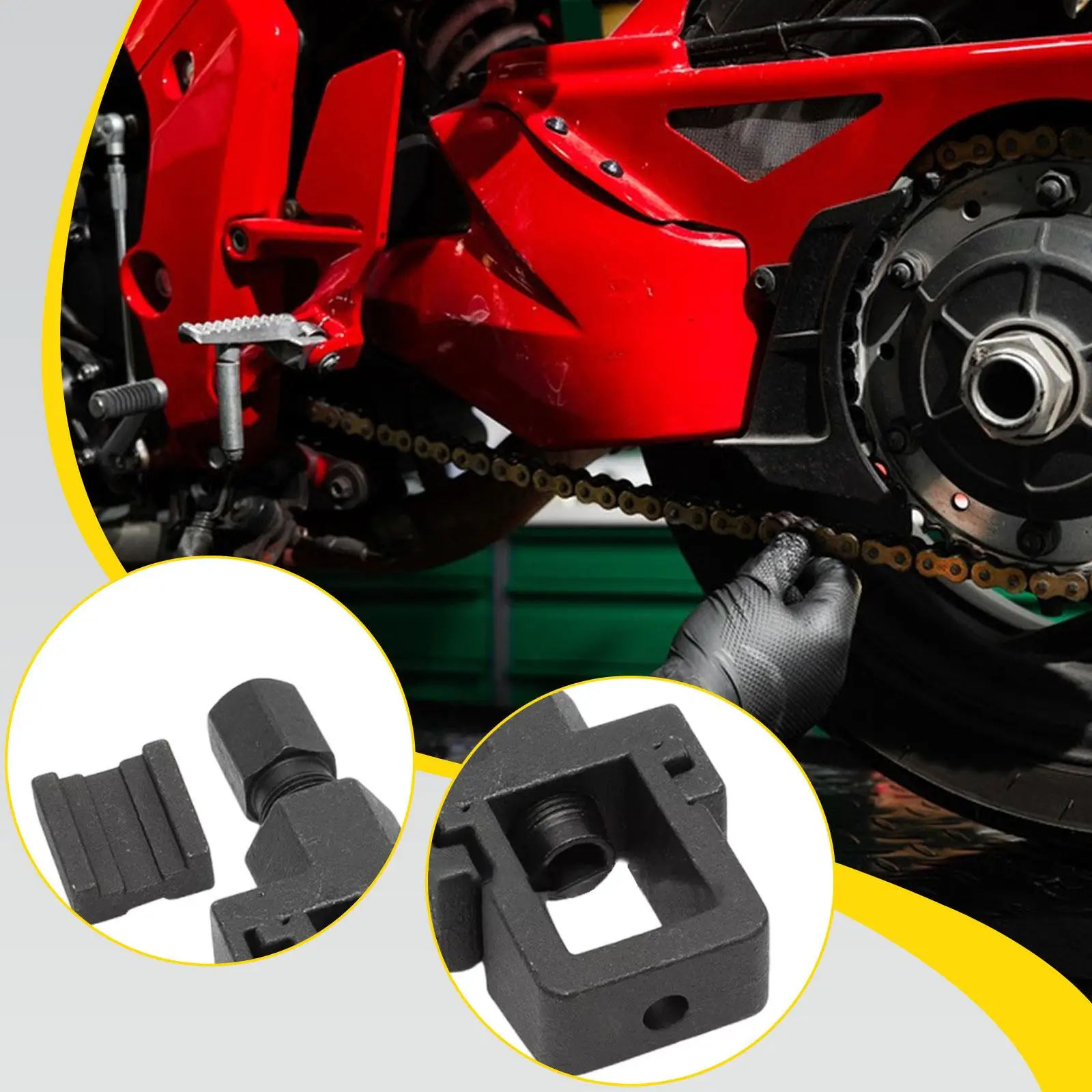 

Motorcycle Chain Breaker Wear Resistant Multiuse Maintenance Tool Heavy Duty