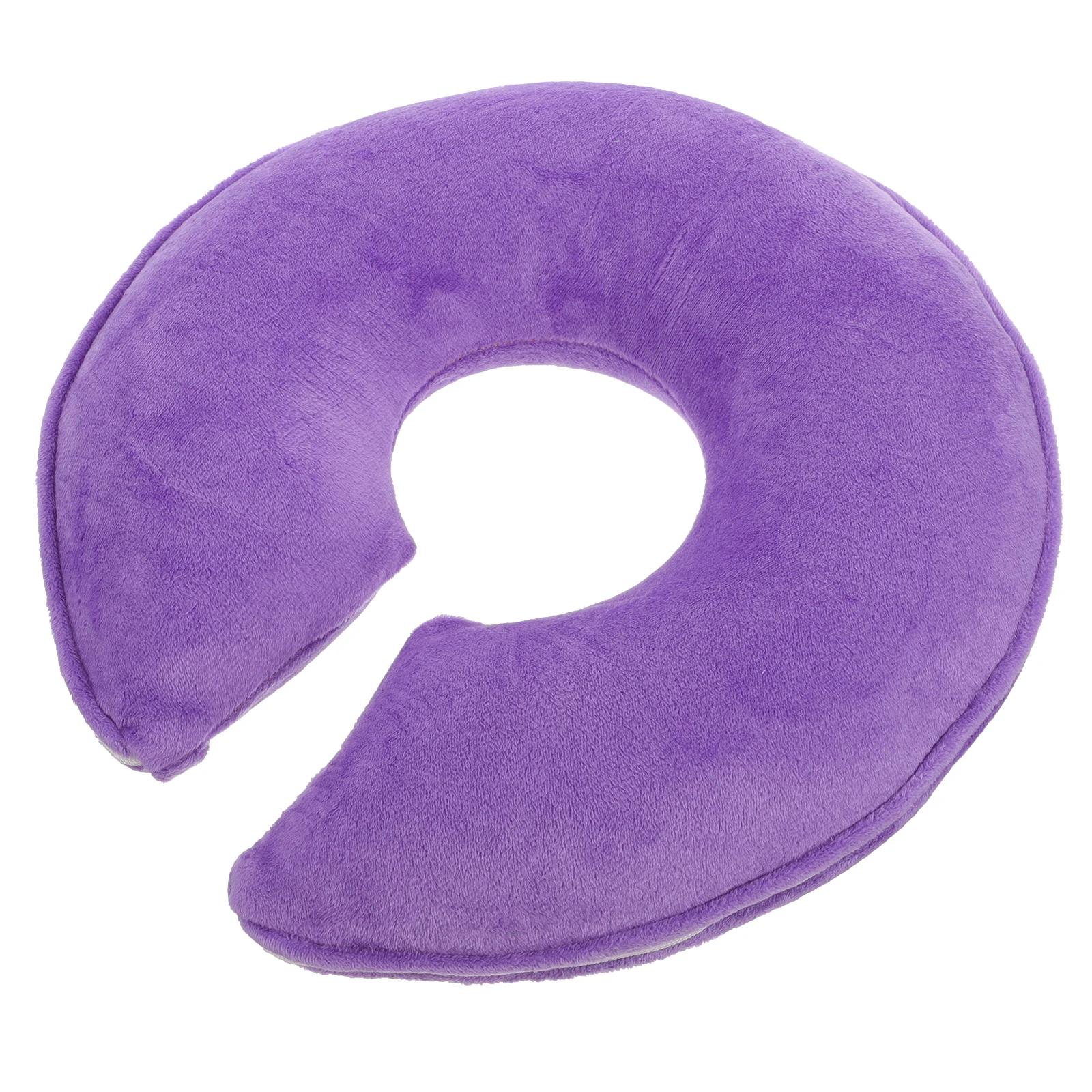 

Memory Foam U-Shaped Pillow Multifunction Travel Ergonomic Neck Pillows Office Purple Soft Reusable Portable Adjustable Size