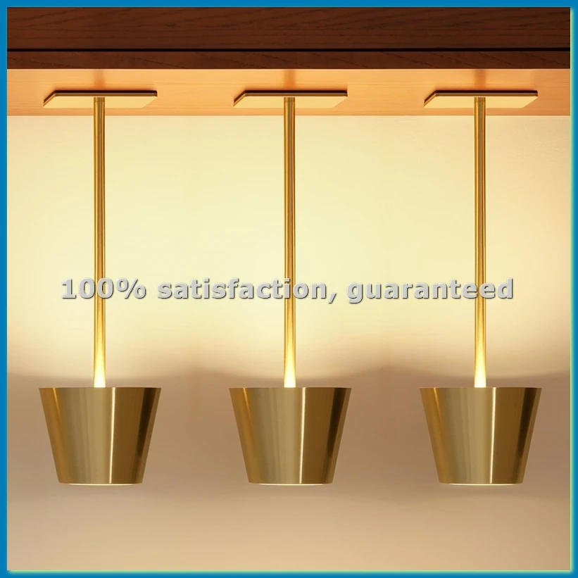 

3 Pack Cordless Table Lamp, Battery Operated Lamp - Portable Waterproof Table Lamp for Dinner, Desk, Cafe,Outdoor (Gold)-A33R