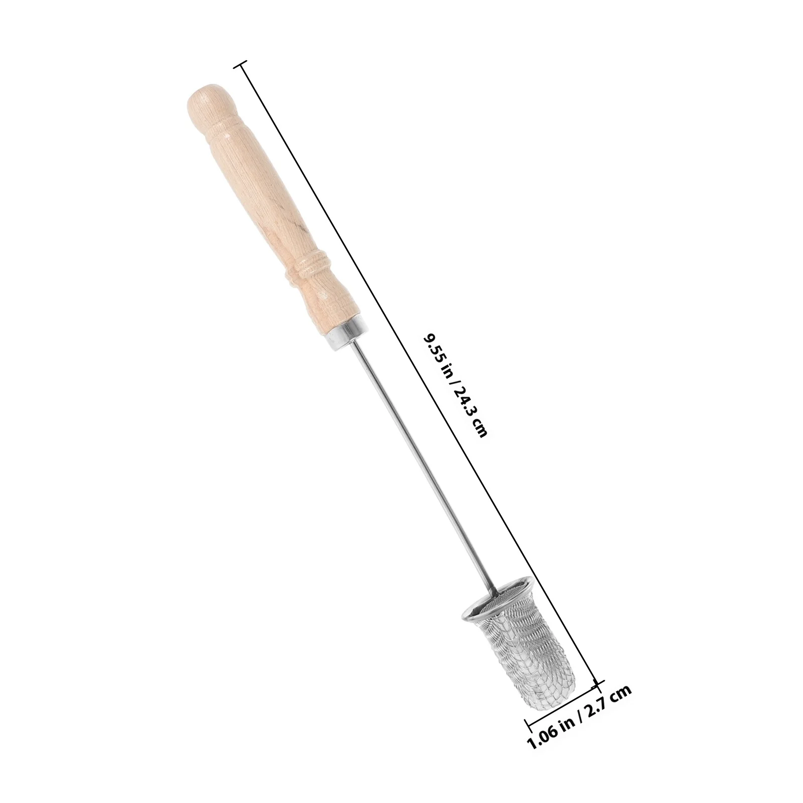 1pc Fire Starter Stick Wooden Handle Cotton Tip Quick Ignition Safe Grip Portable Cupping Therapy Tool Flame Rod For