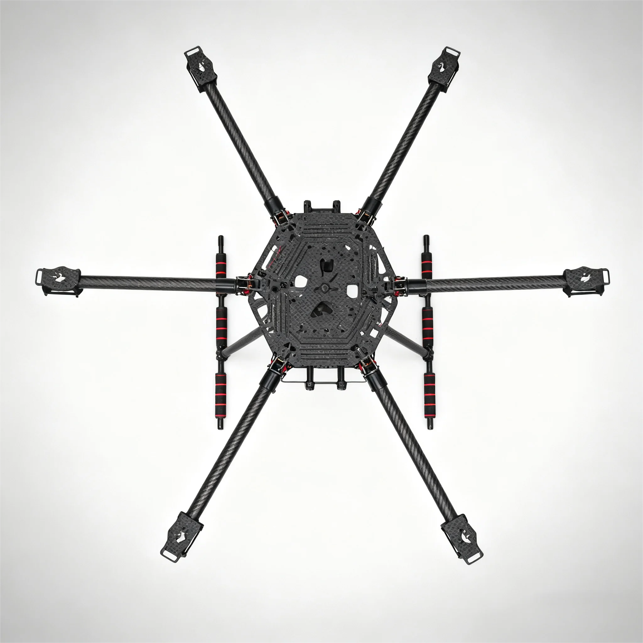 Rctosky ZD850 6C PRO M9N Full Carbon Fiber 850mm Hexa-Rotor Frame BLHELI 40A ESC  Flight Control Rado Telemetry Set