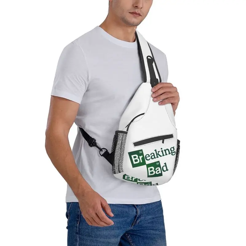 Mochila de hombro informal para hombre, bandolera de hombro para ciclismo, Camping, Breaking Bad