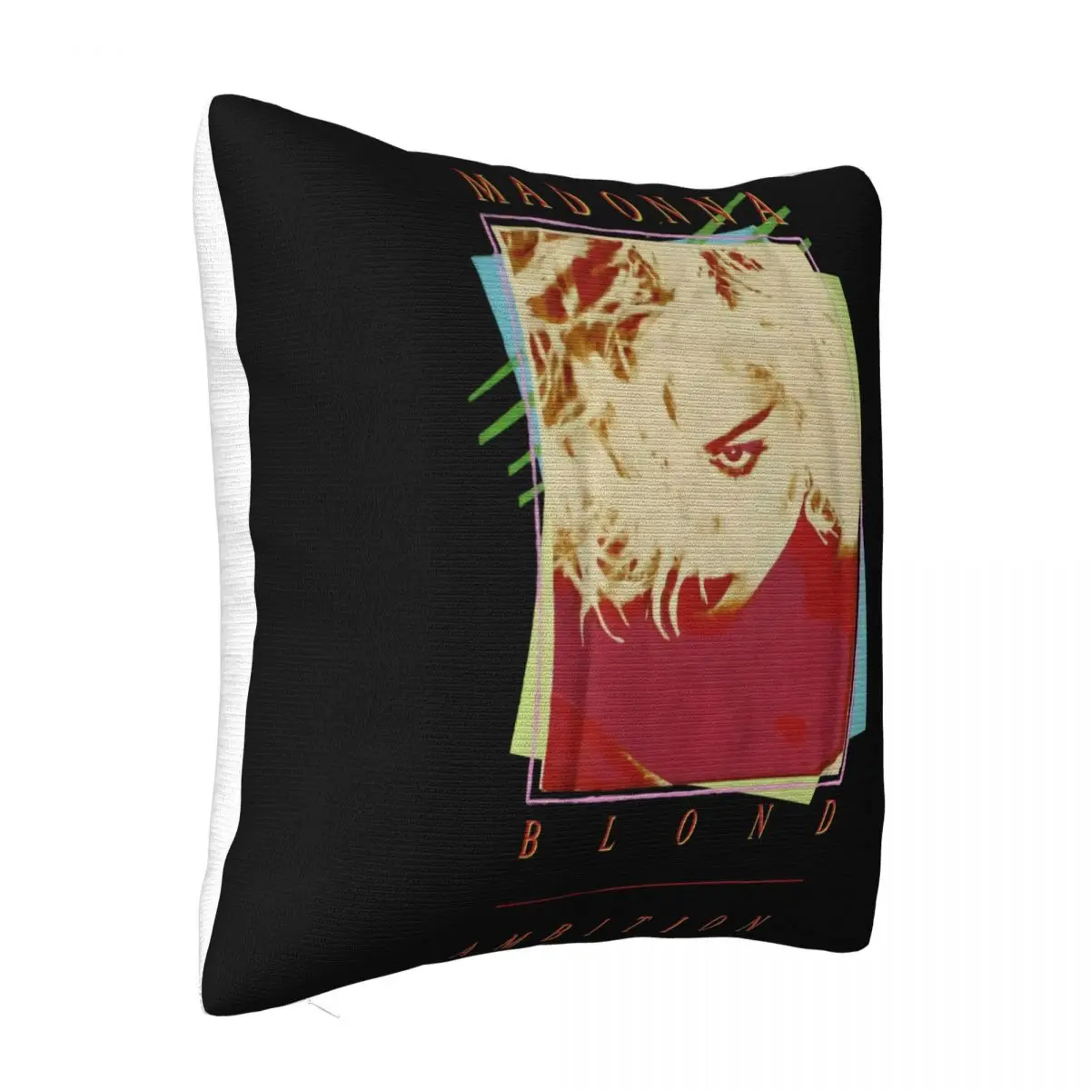 Vintage Madonna Blond Ambition Black Reprin Zm154 Bandan Youth Printing 2021 Latest Swag Pillow Case