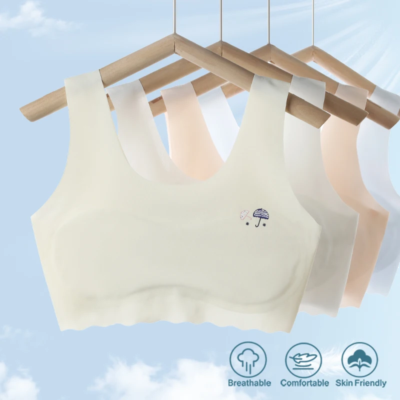 Girls' underwear, developmental period, youth vest, girls' sports bra, primary school students, older children, middle school st