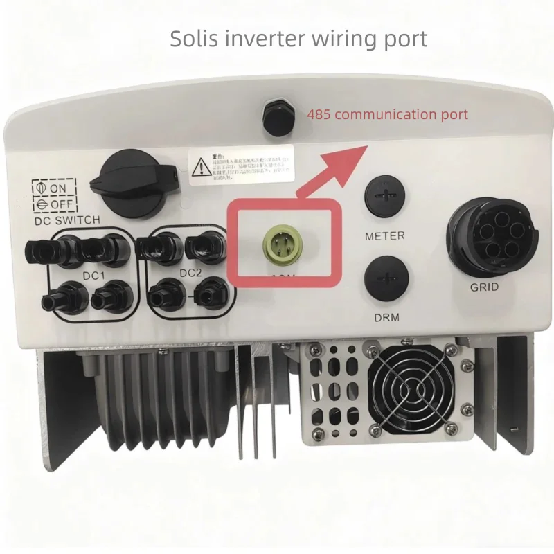 4 Pin RS 485 PV Data Connector AC Terminal For KSTAR Ginlong Solis Solarwind Inverter 12mm Inner Diameter