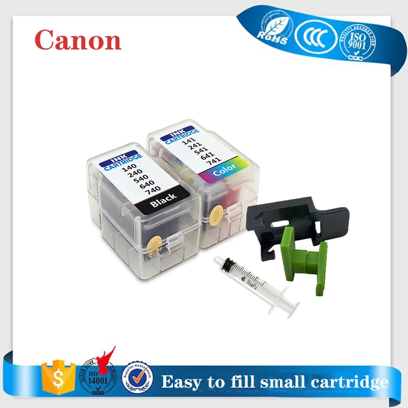 

Vilaxh pg 44 CL 54 PG44 CL-54 XL Refillable Ink Cartridge Smart Ink Cartridge Refill Kit for Canon E481 printer