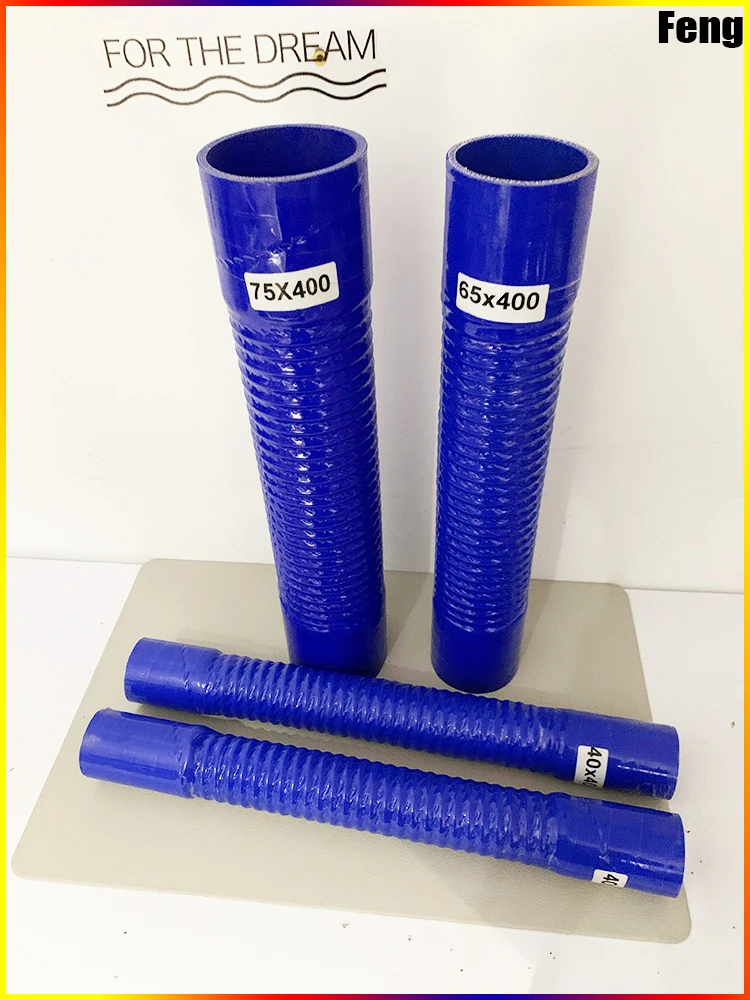 Blue Silicone Flexible Hose and 2 Clamps ID30-1000mm Length 400mm Air Intake Pipe Radiator Tube High Pressure Temperature R