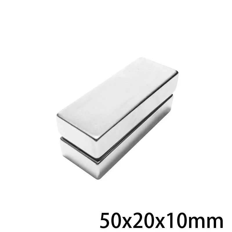 50x20x10 Thick Quadrate Magnets 50mm X 20mm X10mm For Home Refrigerators, Offices DIY 50x20x10mm Strong Powerful Magnet 50*20*10