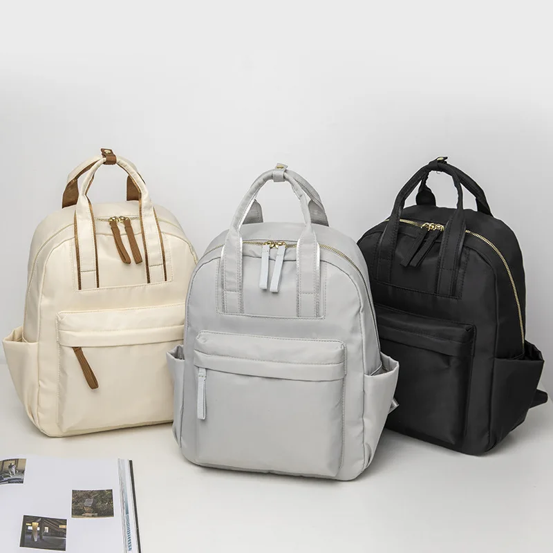 

New Oxford Cloth Backpack Women's Minimalist 14 inch Handheld Student Computer Bag Fashion Large Capacity Bag mochilas mujer