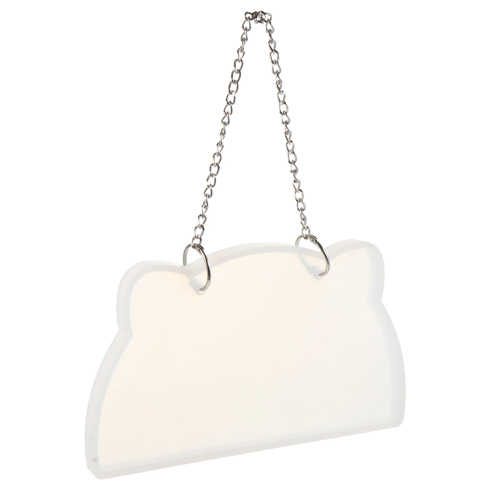 

Silicone Mould Creative Crystal Epoxy H made Hanging Diy Manual Tags Mold Simple Mold Reusable Efficient Durable