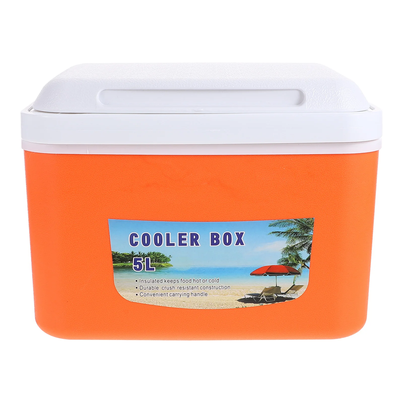 

Outdoor Insulated Box Large Capacity Cuboid Design Portable Picnic Cooler Bucket Thickened Wear-Resisting Material Insulation