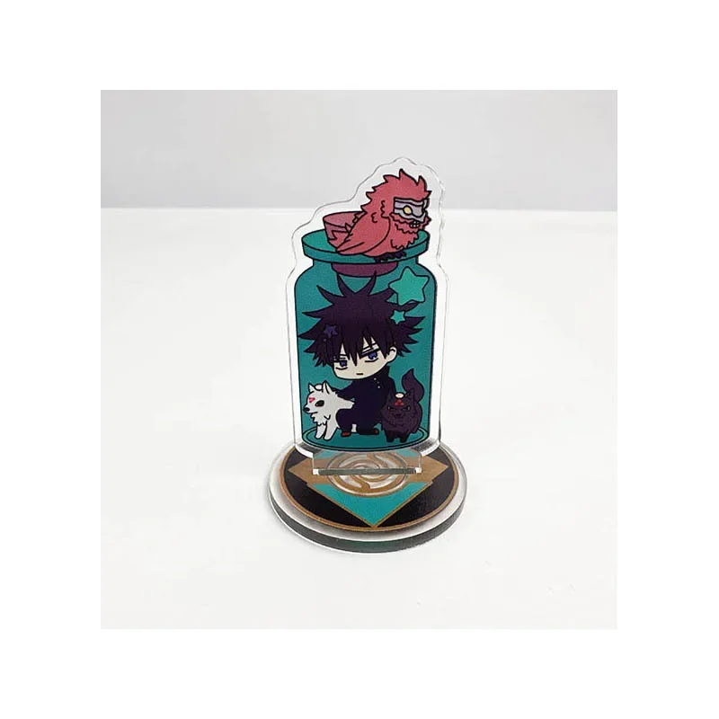 6CM New Anime Jujutsu Kaisen Figure Acrylic Stand Gojo Satoru Nanami Mini Model accessory Ornament Backpack pendant Toy Gift