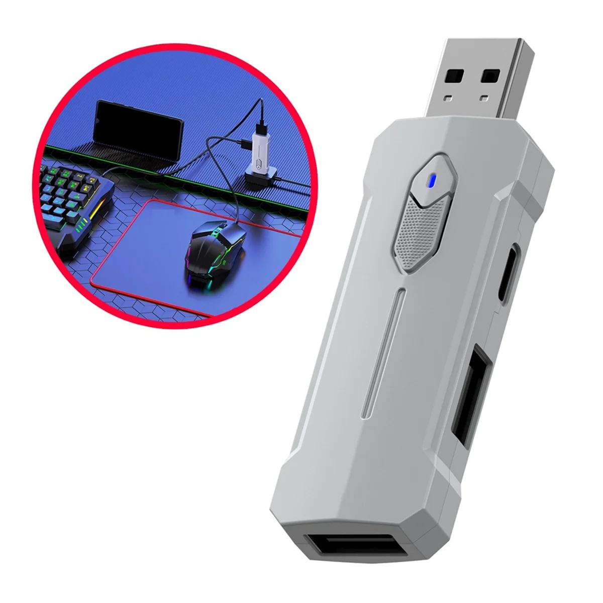 Keyboard And Mouse Converter For GAMWING X8/x8 Pro High Sensitivity BT5.3 For Android/Harmony Mobile Game Converter