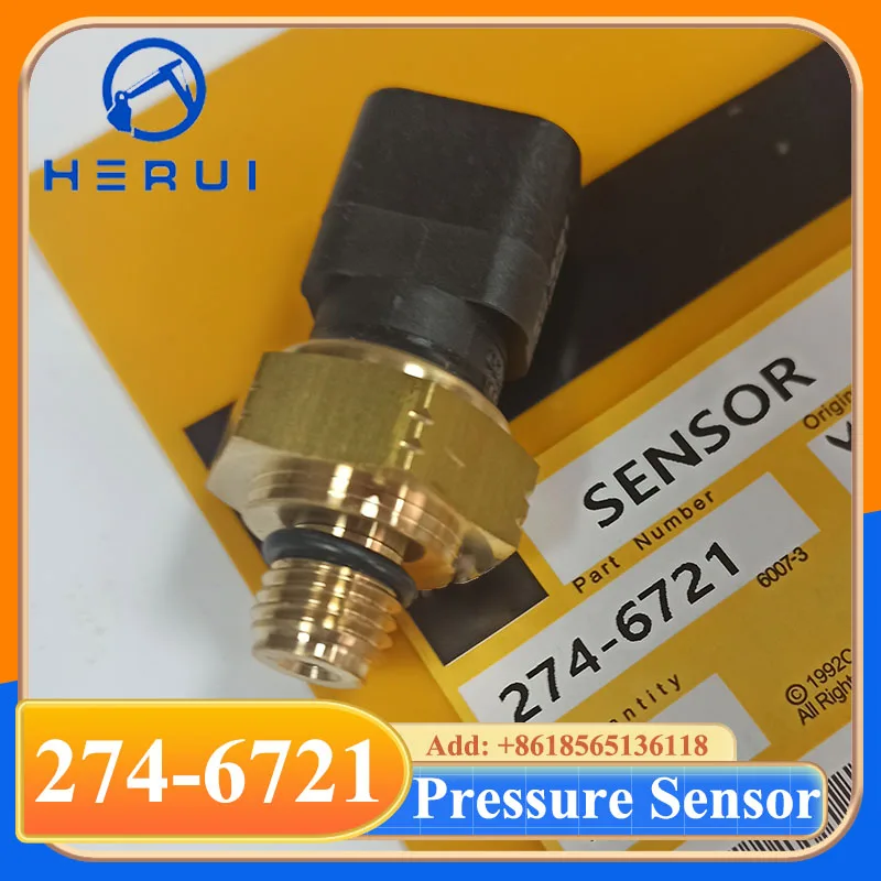 274-6721 2746721 High Quality Pressure Sensor Switch for Caterpillar Excavator Engine Oil Pressure Sensor