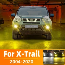 2Pcs Car LED Fog Lamp For Nissan X-Trail T30 T31 T32 2004-2015 2016 2017 2018 2019 2020 Front Driving Light