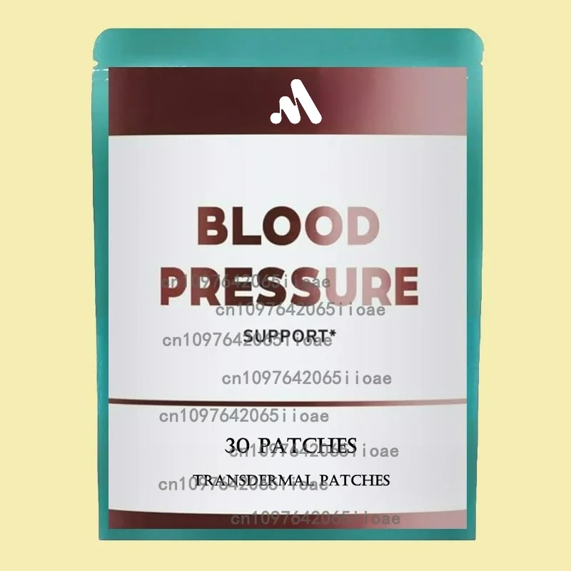 

30 Patches Blood Pressure Support Transdermal Patches -Promote Normal Heart and Circulatory Health