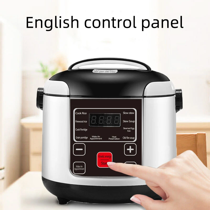 12V/24V Electric Rice Cooker Car Truck Multicooker Soup Porridge Cooking Food Steamer 2L Electric Lunch Box Home Rice Cookers