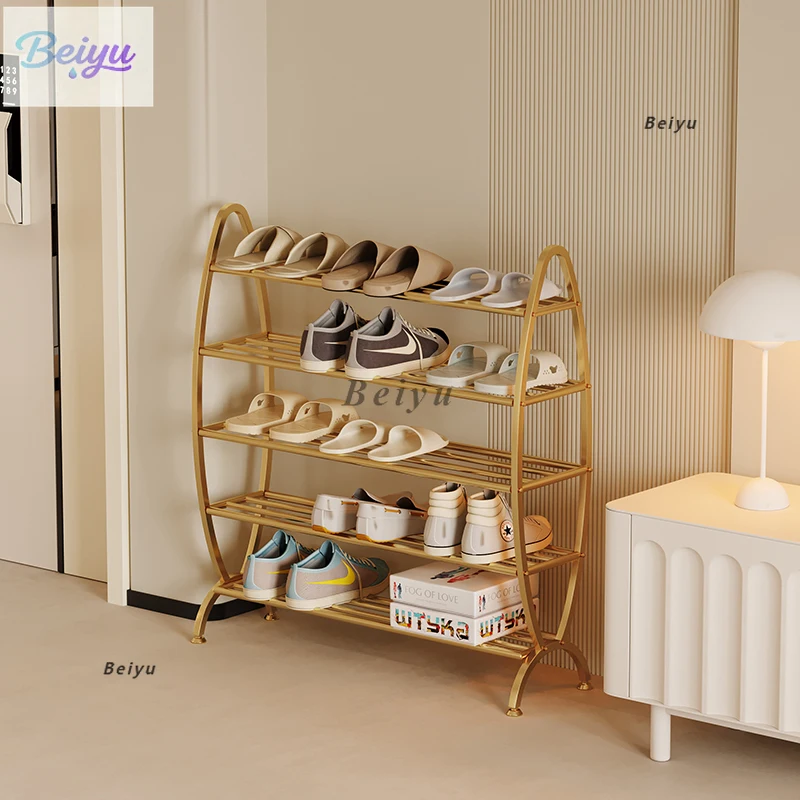

Shoe rack simple door home indoor multi-layer shoe rack Internet celebrity creative storage new slipper