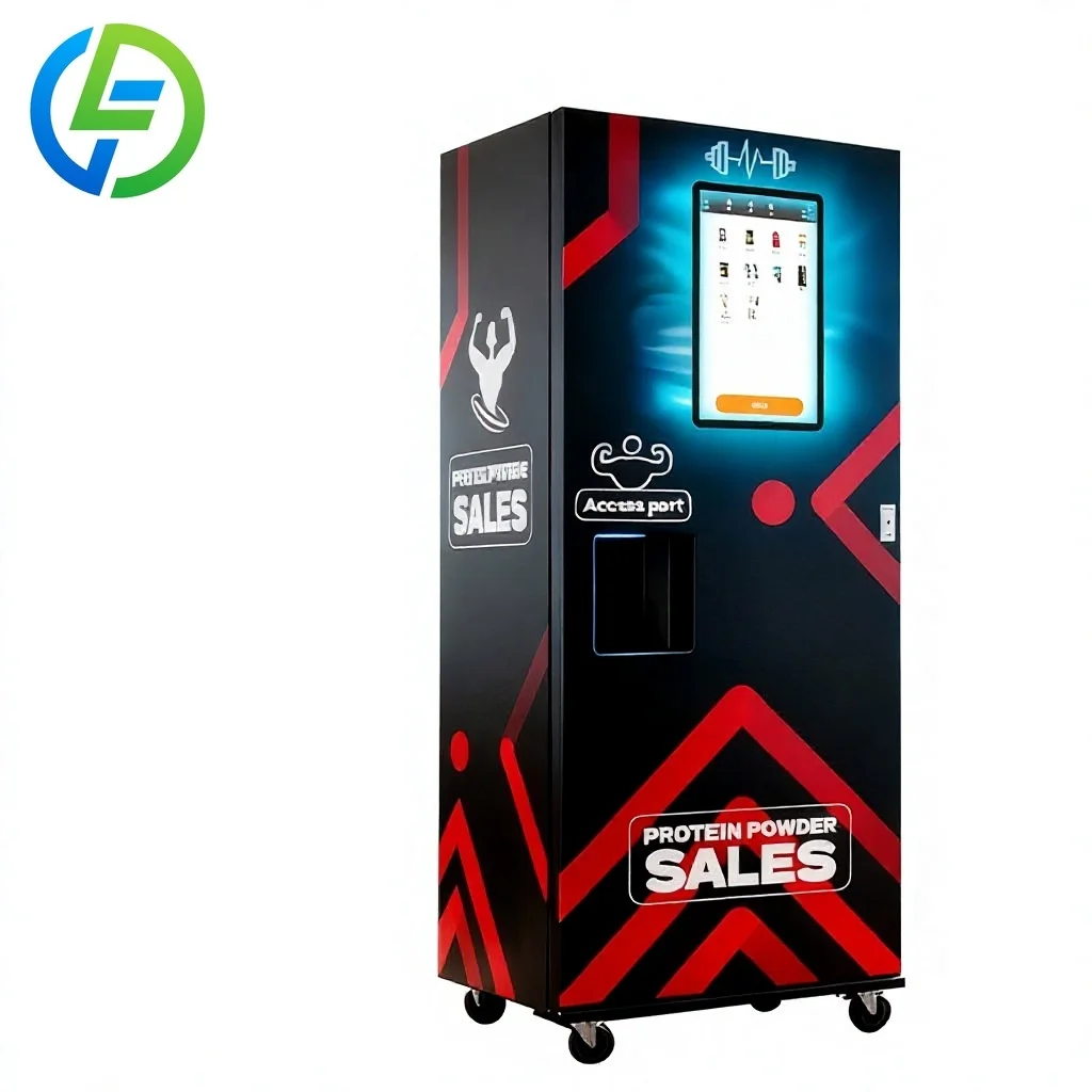 FL Dual Tank Protein Shake Dispenser Separate Powder Storage Make Different Nutrition Sports Drinks Quickly