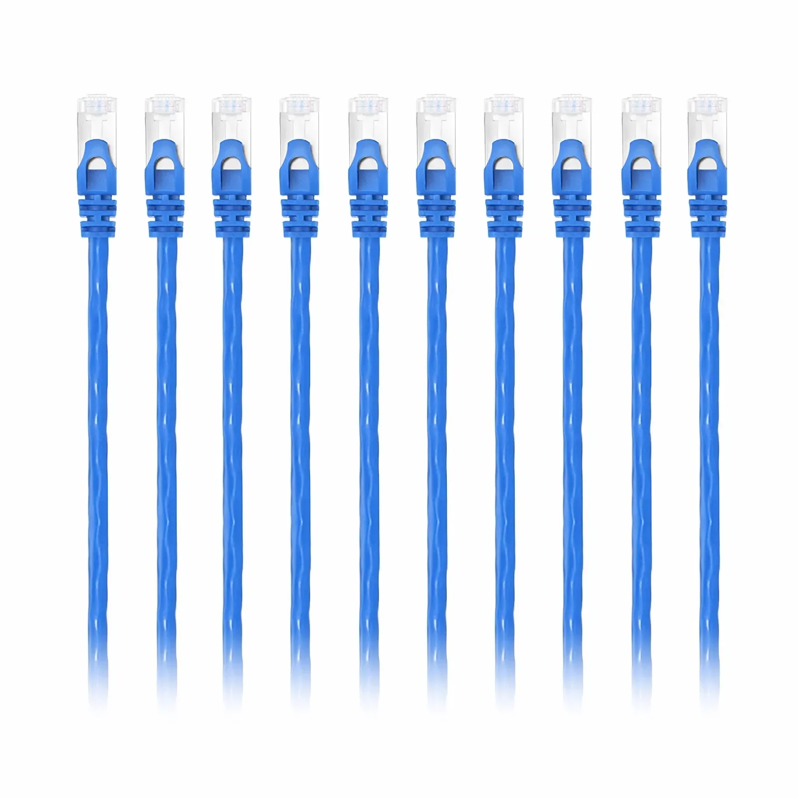 

Сетевой патч-кабель Ethernet Cat6 26AWG Snagless Shielded (S/FTP) с ПВХ-изоляцией, витой парой, (10 шт./упаковка)