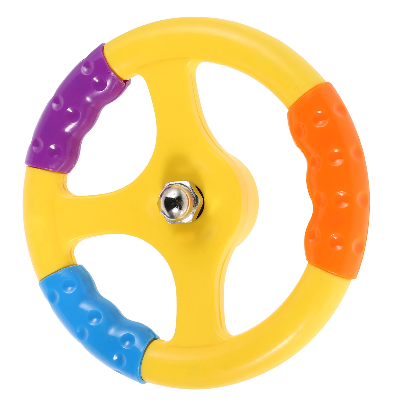 

Interactive Steering for Kids Swing Car Simulation Toys Metal Accessories Cartoon Design Simulated Steering Wheel For Kids Safe