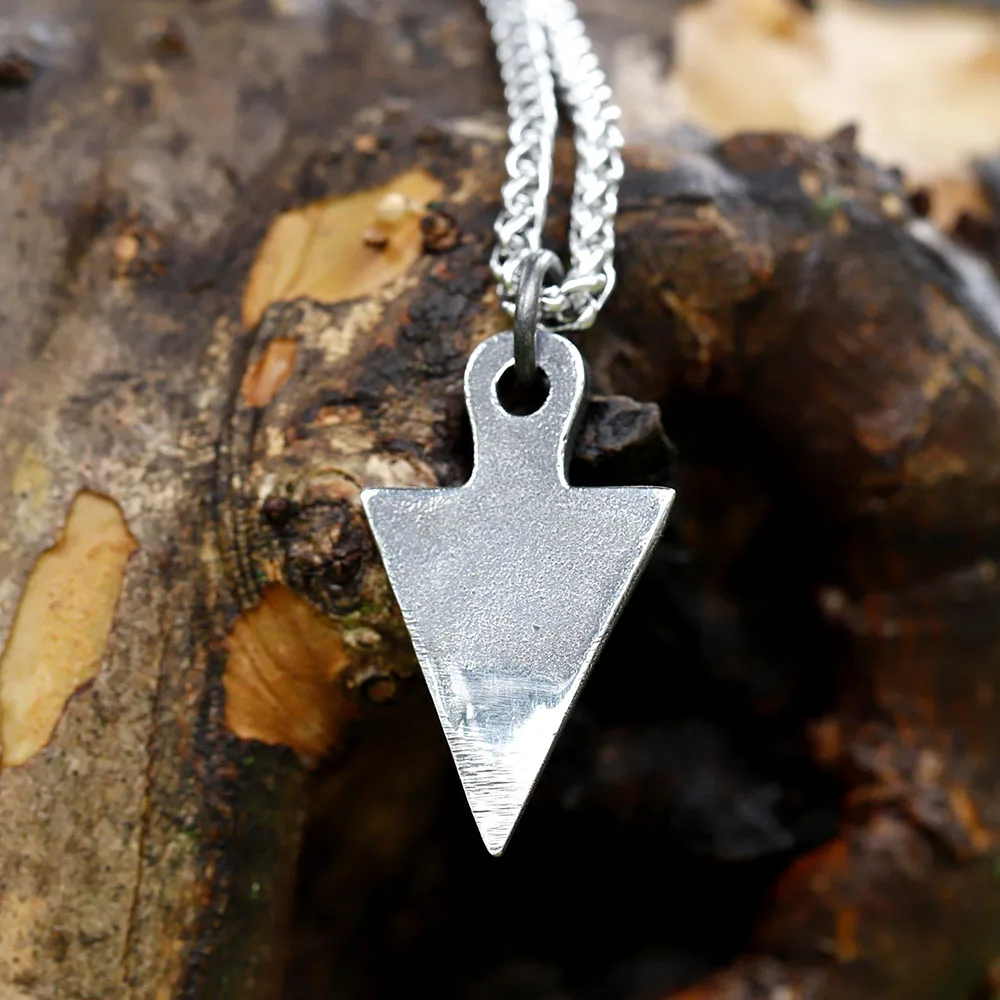 New Fashion Stainless Steel Viking Triangle Rune Ordin Amlutes Pendant For Men Vintage Jewelry Dropshipping