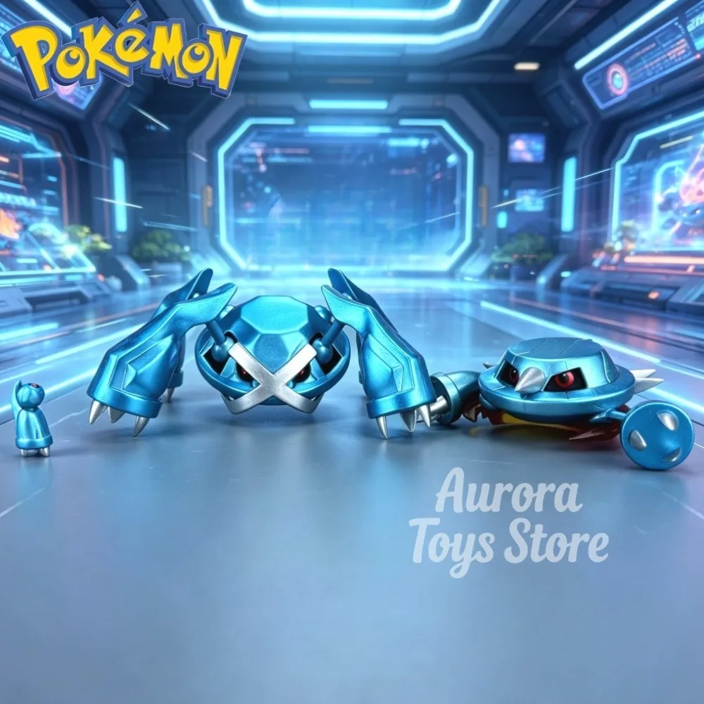 Anime Pokémon Figur Metagross Kombinations-Actionfiguren PVC-Statue Desktop-Sammlermodell Spielzeug Geschenke 2,5-7cm