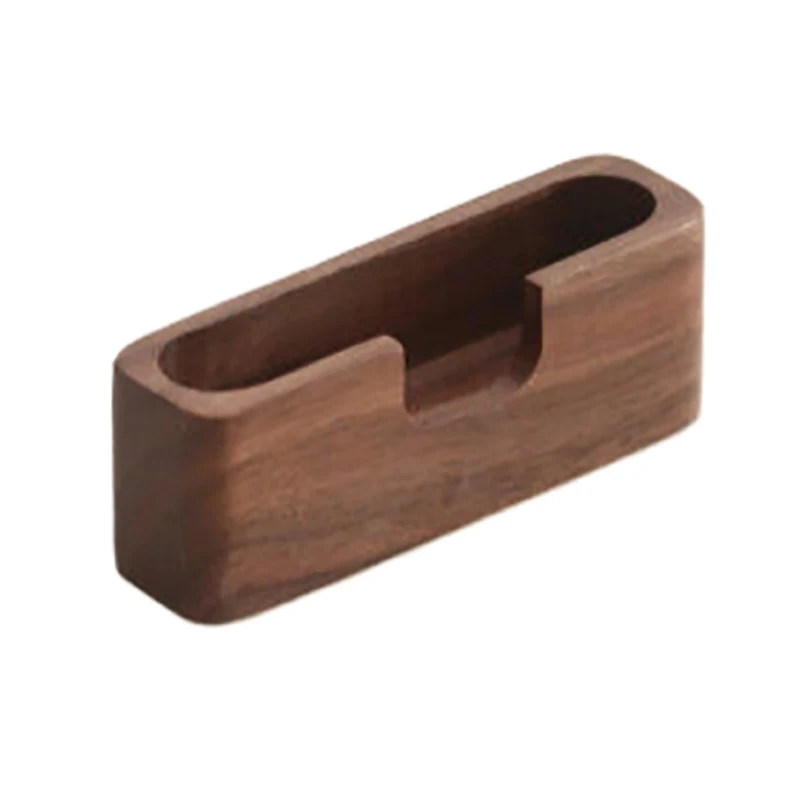 Walnut Business Card Holder Wood Business Card Holders Business Card Holder Display Desktop Business Card Stand DesktopDecor